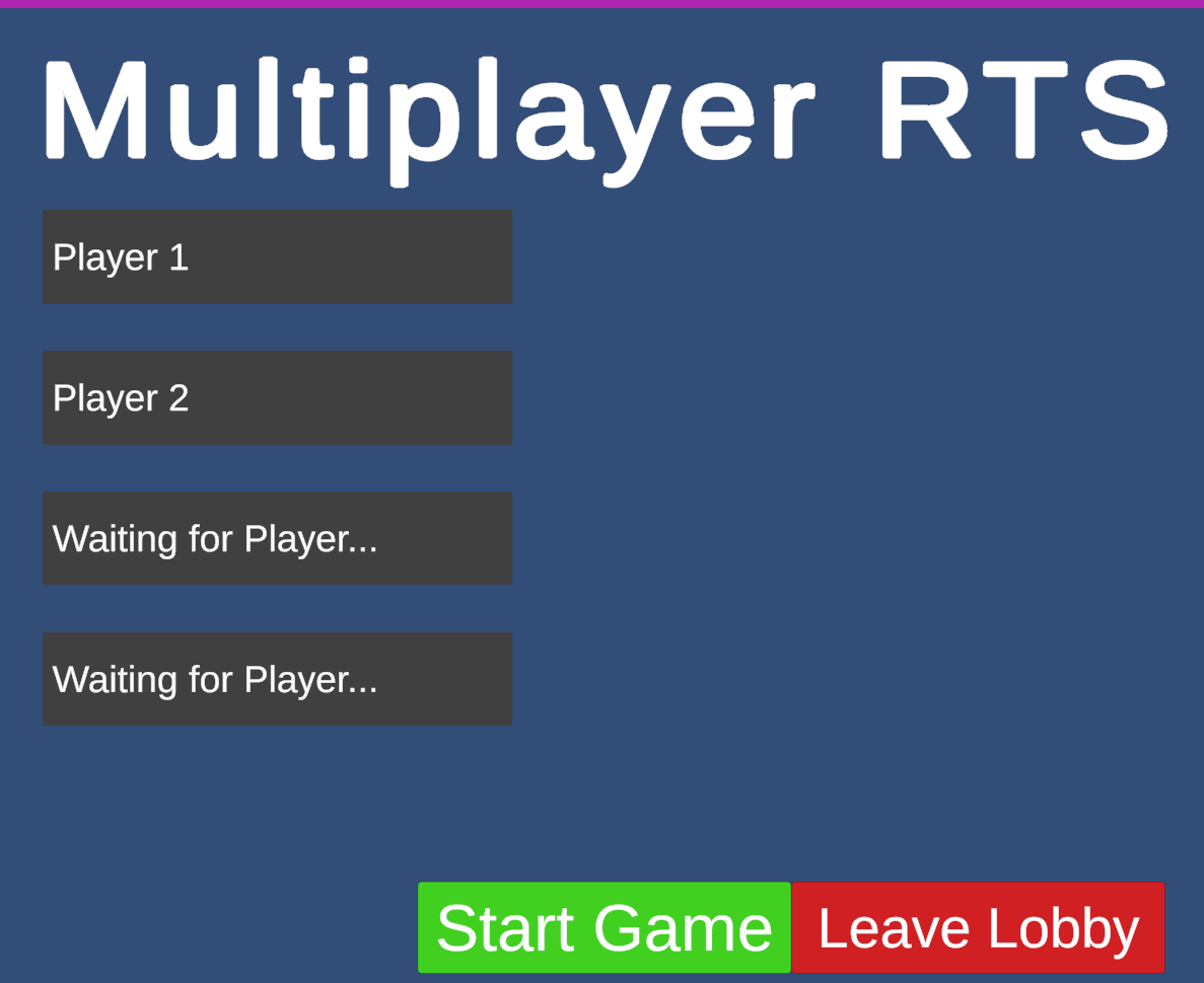 RTS Lobby