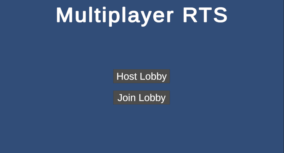 RTS Multiplayer Unity